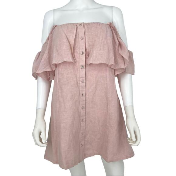 Revolve Privacy Please Norval Off-Shoulder Dress Women Medium - Picture 2 of 9
